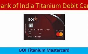 Image result for Bank of India Debit Card
