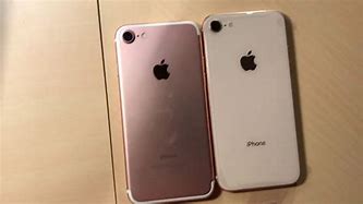 Image result for iPhone 8 Gold vs iPhone 7 Rose Gold