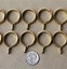 Image result for Brass Curtain Poles and Cafe Curtain Clips