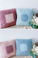 Image result for Crochet Cushion Cover Patterns Free