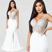Image result for Fashion Nova White Prom Dress