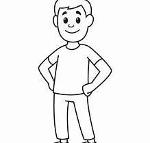 Image result for Black and White Drawing of a Person