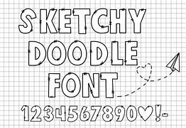 Image result for Sketchy Doodle Font Free