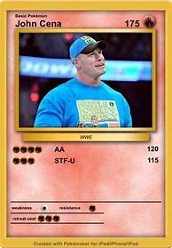 Image result for WWE Pokemon Card