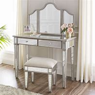 Image result for Mirrored Vanity Table Set