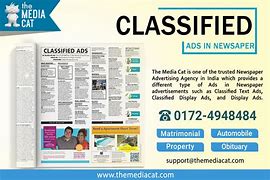 Image result for Classified Ads Newspaper Printable Sample