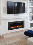 Image result for Electric Fireplace with TV Designs