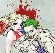 Image result for Drawings of Joker and Harley