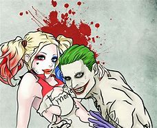 Image result for Harley Quinn Kissing Joker Caricatura
