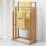 Image result for Bamboo Towel Stand