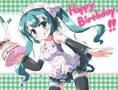 Image result for Anime Birthday Cards