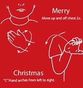 Image result for ASL Merry Christmas