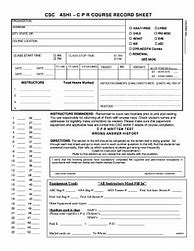 Image result for CPR Monitoring Form