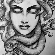 Image result for Beautiful Medusa Drawing