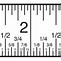 Image result for .25 Inch On Ruler