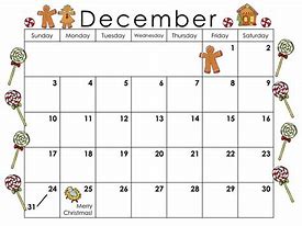 Image result for December 1 Calendar