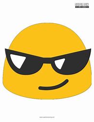 Image result for Sunglasses Emoji Bad Drawing