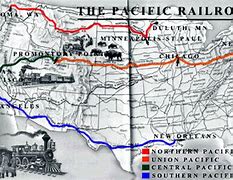 Image result for Transcontinental Railroad Timeline