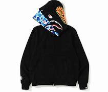 Image result for Black BAPE Hoodie with Blue Dots