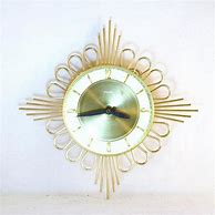 Image result for Small Gold Wall Clock