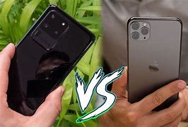 Image result for iPhone 11 Pro Max vs Samsung S20 Ultra Size