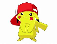 Image result for Pokemon Pikachu with Ash Hat