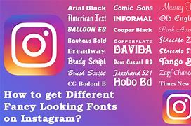 Image result for Fonts for Instagram