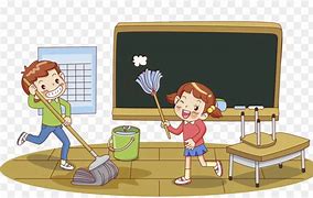 Image result for Students Cleaning Classroom Clip Art