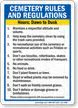 Image result for Cemetery Rules and Regulations