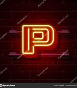 Image result for Neon Style Letter P