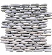 Image result for Stacked Pebble Stone Tile
