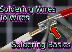 Image result for Soldering Cable Wire Ends