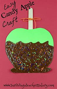 Image result for Candy Apple Craft Preschool