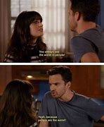 Image result for New Girl Nick and Jess Scenes Funny