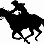 Image result for Cowboy On Horse Silhouette Clip Art