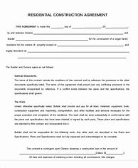 Image result for House Building Contract Template