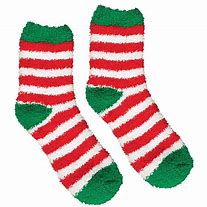 Image result for Fuzzy Christmas Socks