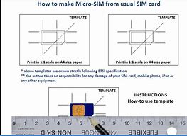 Image result for Sim Card Adapter Template