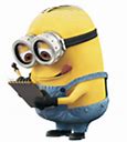 Image result for Minion Reading a Book