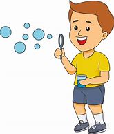 Image result for Clip Art Boy Blowing a Big Bubble
