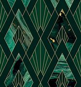 Image result for Green Gold Art Deco Wallpaper
