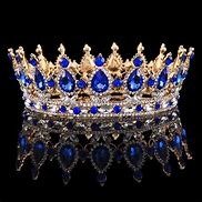 Image result for Blue and Gold Queens Crown