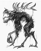 Image result for Scary Mythical Creatures Drawings