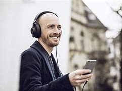 Image result for White Man with Headphones