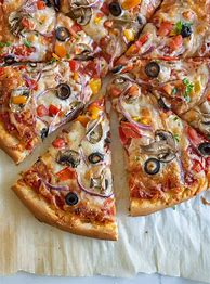 Image result for Homemade Veggie Pizza