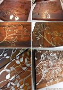 Image result for Decorative Wall Stencils Wood