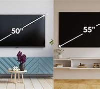 Image result for 50 Inch TV vs 55-Inch
