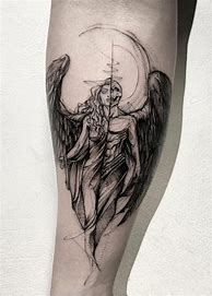 Image result for Dark Angel Tattoo Drawings