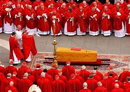 Image result for Pope John Paul II Coffin