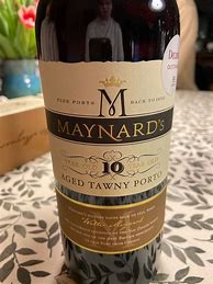 Image result for Maynard's Porto 10 Years Old aged Tawny Porto Bottled in 2020
